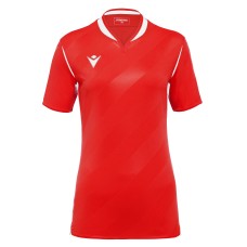 ALYA WOMAN SHIRT RED/WHT SS