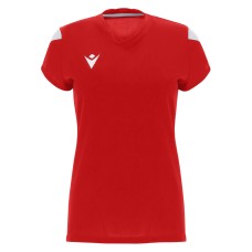 OXYGEN SHIRT WOMAN RED/WHT