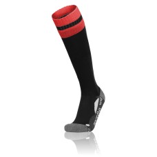 AZLON SOCKS BLK/RED