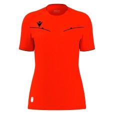 KATERYN ECO REFEREE SHIRT SS WMN FIT NRED/NS