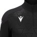 ANDUIN 1/4 ZIP TOP BLK/DGRY