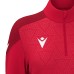 ANORA WMN 1/4 ZIP TOP RED/DRED