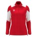 CHANTICO WMN 1/4 ZIP TOP RED/WHT