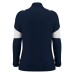 CHANTICO WMN 1/4 ZIP TOP NAV/WHT