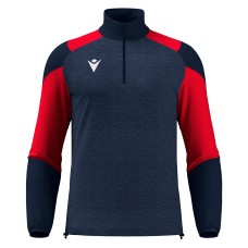 CUZCO 1/4 ZIP TOP NAV/RED