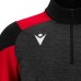 CUZCO 1/4 ZIP TOP BLK/RED