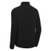 FRASER 1/4 ZIP TOP BLK/WHT
