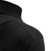 FRASER 1/4 ZIP TOP BLK/WHT