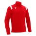 GANGE 1/4 ZIP TOP RED/WHT