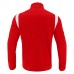 GANGE 1/4 ZIP TOP RED/WHT
