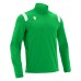 GANGE 1/4 ZIP TOP GRN/WHT