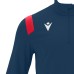 GANGE 1/4 ZIP TOP NAV/RED