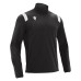 GANGE 1/4 ZIP TOP BLK/WHT