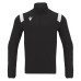 GANGE 1/4 ZIP TOP BLK/WHT