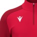 ISEN 1/4 ZIP TOP RED/DRED