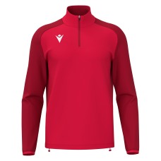 ISEN 1/4 ZIP TOP RED/DRED