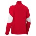 IZEL 1/4 ZIP TOP RED/WHT