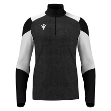 IZEL 1/4 ZIP TOP BLK/WHT