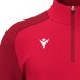 LENA WMN 1/4 ZIP TOP RED/DRED