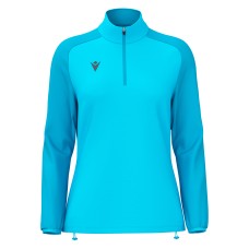 LENA WMN 1/4 ZIP TOP NSKY/DNSKY