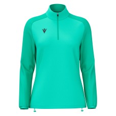 LENA WMN 1/4 ZIP TOP TRQ/DTRQ