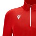 PIAVE 1/4 ZIP TOP RED/WHT