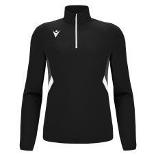 PIAVE 1/4 ZIP TOP BLK/WHT