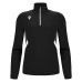 PIAVE 1/4 ZIP TOP BLK/WHT