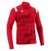 PURUS 1/4 ZIP TOP RED/WHT