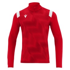 PURUS 1/4 ZIP TOP RED/WHT