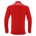 TIBER 1/4 ZIP TOP RED/WHT
