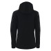 APHRODITE FULL LENGTH ZIP WOMAN HOODY BLK/DGRY