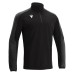 ARNO 1/4 ZIP TOP BLK/DGRY