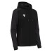 ATLAS WMN FULL ZIP HOODY TOP BLK/DGRY