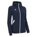 BASTET FULL ZIP TOP HOODY WOMAN NAV/WHT