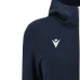 BASTET FULL ZIP TOP HOODY WOMAN NAV/WHT