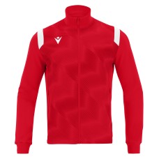 BENDIS FULL ZIP TOP MICRO RED/WHT