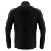 NARYN 1/4 ZIP TOP BLK/DGRY