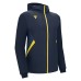 TIAMAT FULL ZIP MICRO HOODY TOP NAV/YEL