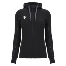 BASS ECO FULL ZIP HOODY WOMAN BLK/ANT