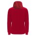 DRUM FULL LENGTH ZIP WOMAN HOODY RED