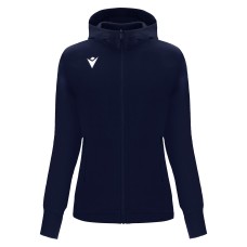 DRUM FULL LENGTH ZIP WOMAN HOODY NAV