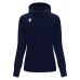 DRUM FULL LENGTH ZIP WOMAN HOODY NAV