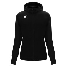 DRUM FULL LENGTH ZIP WOMAN HOODY BLK