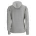 DRUM FULL LENGTH ZIP WOMAN HOODY GRY MEL