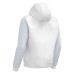 HORN HOODY TOP WHT/LGRY