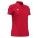 MELODY POLO WMN SS RED/WHT