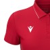 MELODY POLO WMN SS RED/WHT