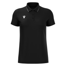 MELODY POLO WMN SS BLK/WHT