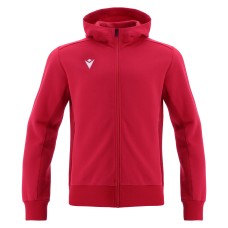 TRUMPET FULL LENGTH ZIP HOODY RED/DRED